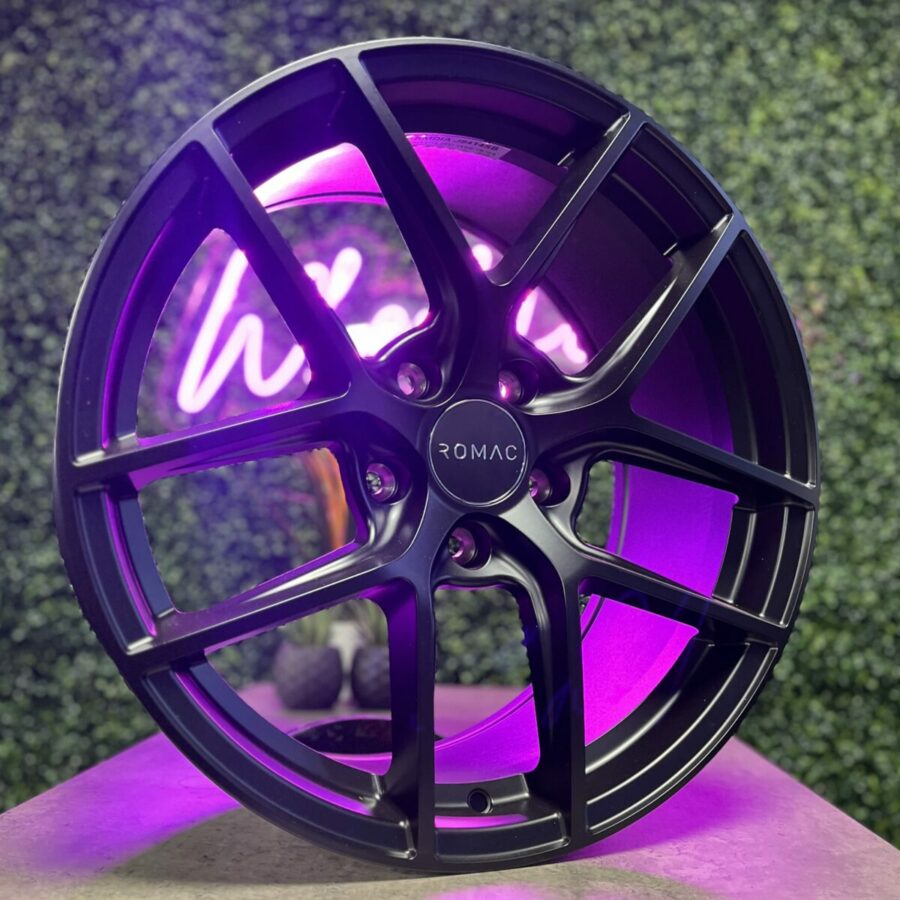 DIABLOBLK 1 Romac Diablo Satin Black 8x19" 5x108 Jaecoo Ford Volvo Jaguar Peugeot