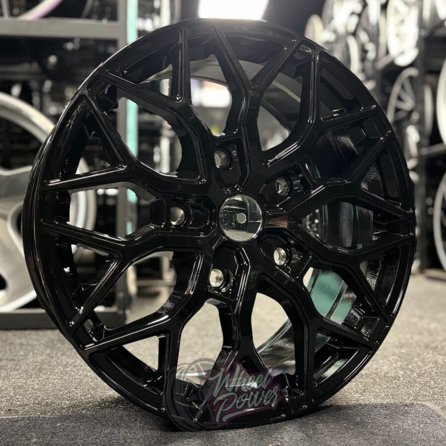 Velocity VC1 Gloss Black 8x18" 5x160 Ford Transit Custom 2013 - 2023