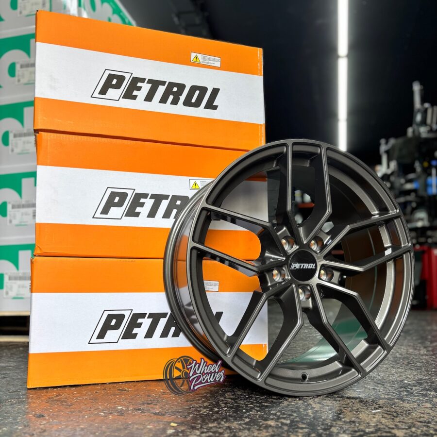 PetrolP5C 5 Petrol P5C Gunmetal 8x18" 5x112 Audi Mercedes VW Seat Skoda Mini