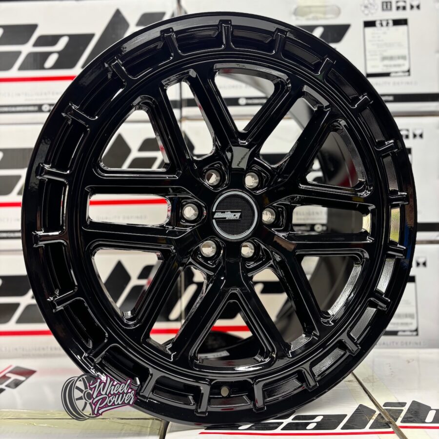 Calibre CV3 Gloss Black 8.5x20" 6x120 Ford Transit Custom 2024+ VW T7