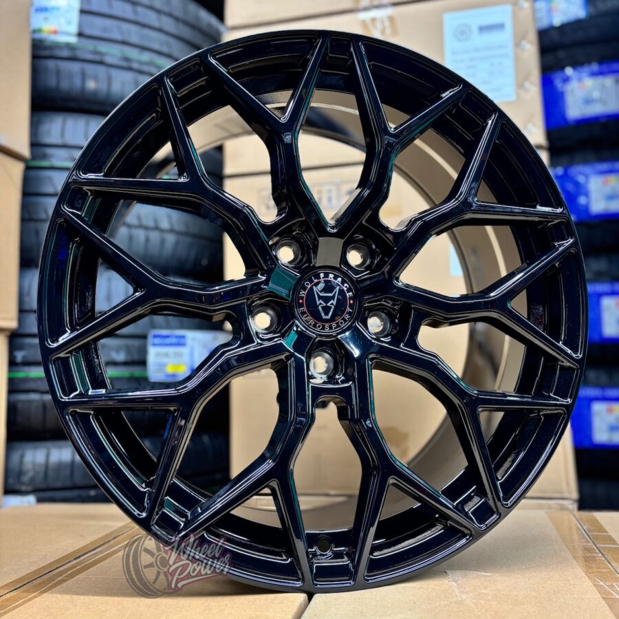 URRE5120 1 Wolfrace Urban Racer Road Edition Gloss Black 8x18" 5x120 BMW 1 & 2 Series