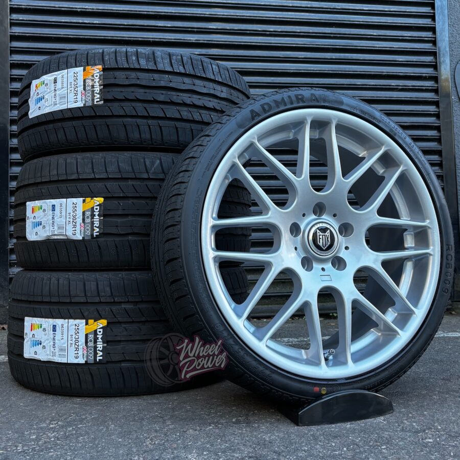 FOXDTM19Tyres Fox DTM Silver 19" 5x120 Tyre Package - BMW 1, 2, 3 Series Z3 Z4