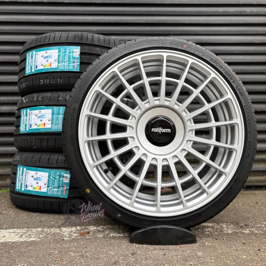 Rotiform LAS-R 19" 5x100 & 5x112 Tyre Package - Audi TT A3, Mercedes A Class, VW Beetle Golf, Seat Leon