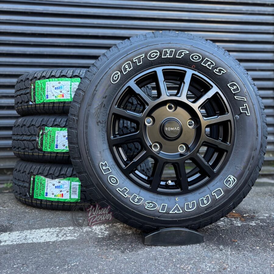 STEALTHTYRES16 Romac Stealth Black 16" 5x160 Tyre Package - Ford Transit Custom 2012-2023