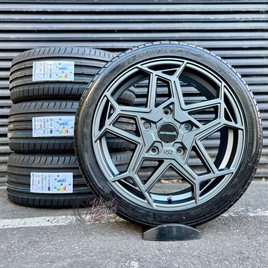 VS2GMPACKAGE Motion R VS2 Gunmetal 20" 5x160 Tyre Package - Ford Transit Custom 2013 - 2023