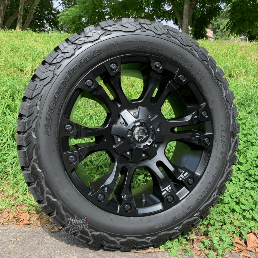VaporPackage Fuel Vapor Matt Black 20" 6x139.7 Tyre Package - Ford Ranger & VW Amarok