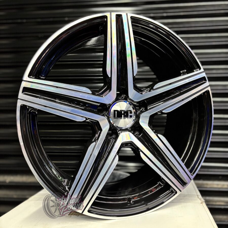 DMV 1 DRC DMV Black Polished 8x18" 5x112 - Audi Mercedes VW