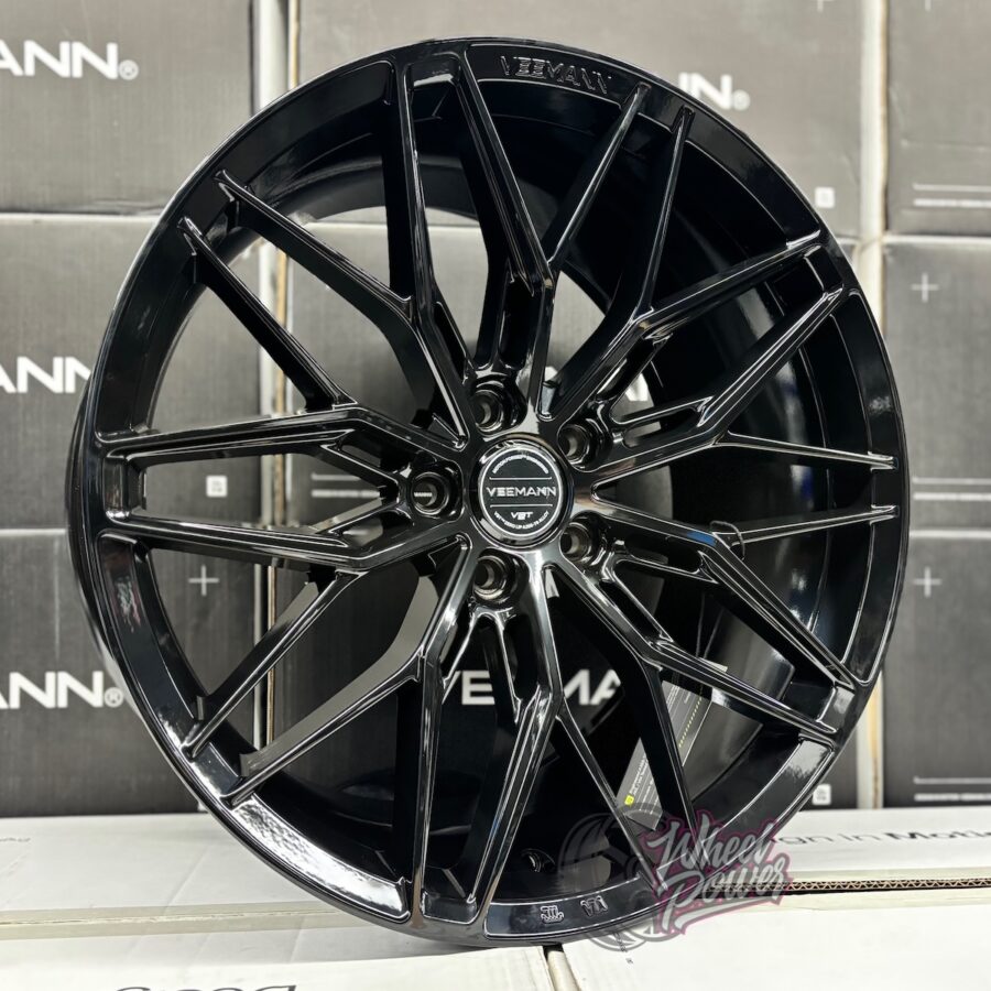 Veemann MF-Z5 Gloss Black 8.5x19" & 9.5x19" 5x112 - Mercedes