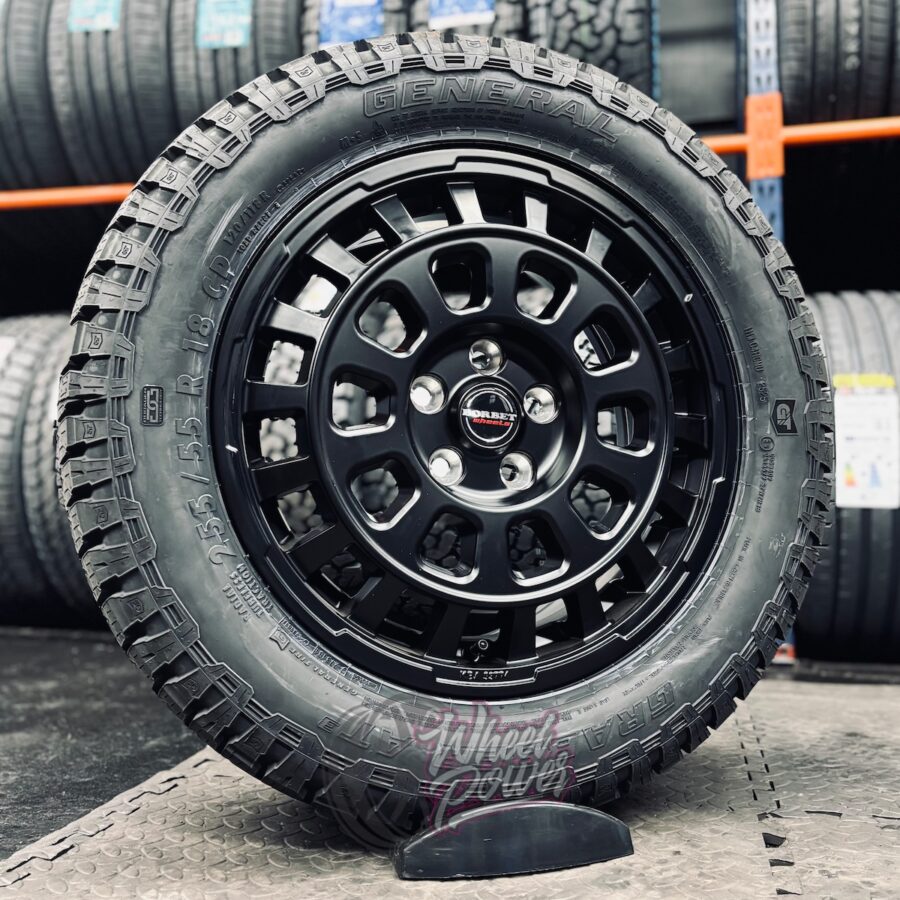 Borbet CW7 18" 5x118 A/T Tyre Package - Citroen Relay, Peugeot Boxer, Fiat Ducato