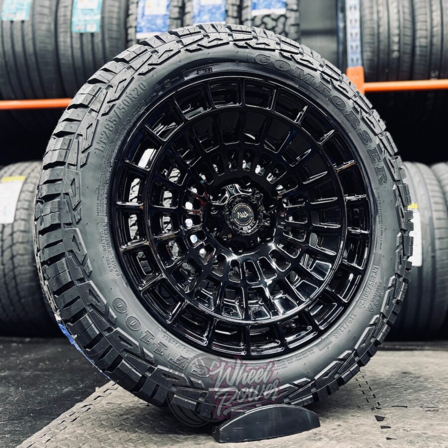 Hawke Rage 20" 6x139.7 A/T Tyre Package - Ford Ranger, VW Amarok, Toyota Hilux