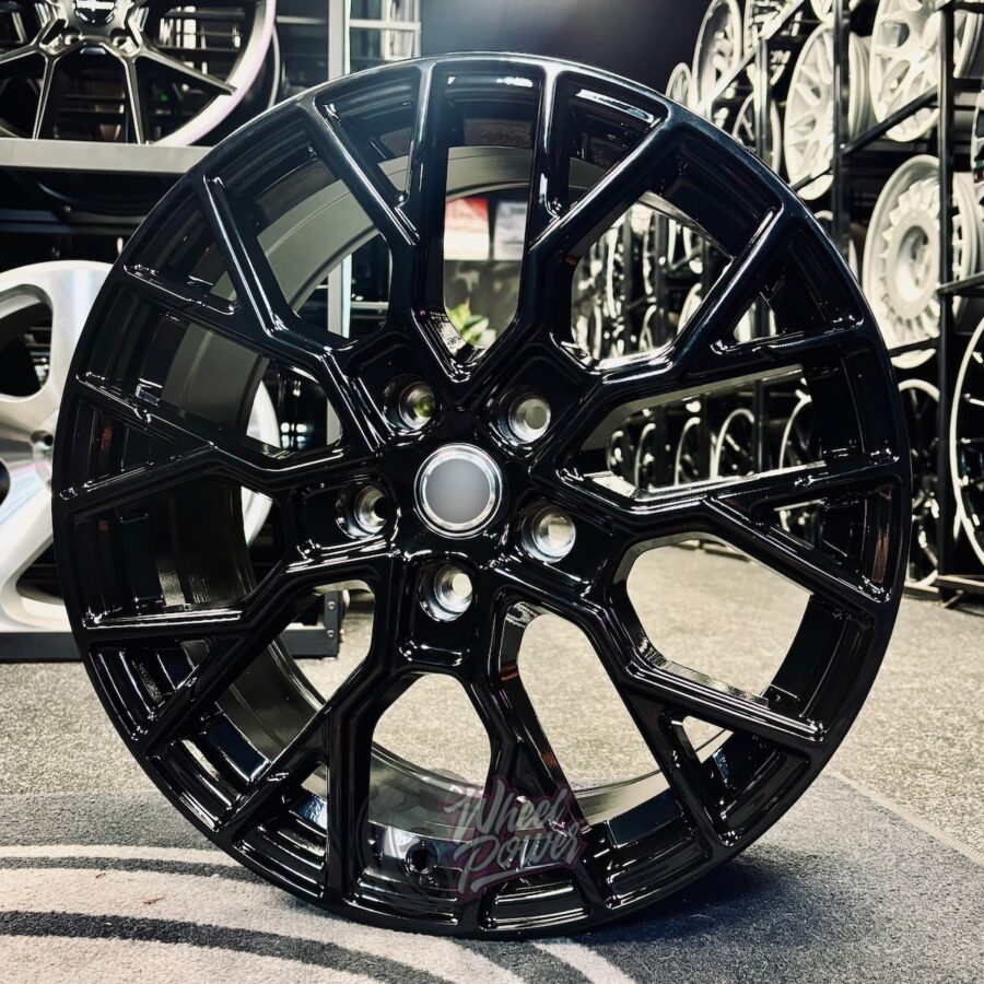 Gloss Black 8x18" 5x120 VW Transporter T5 - T6.1
