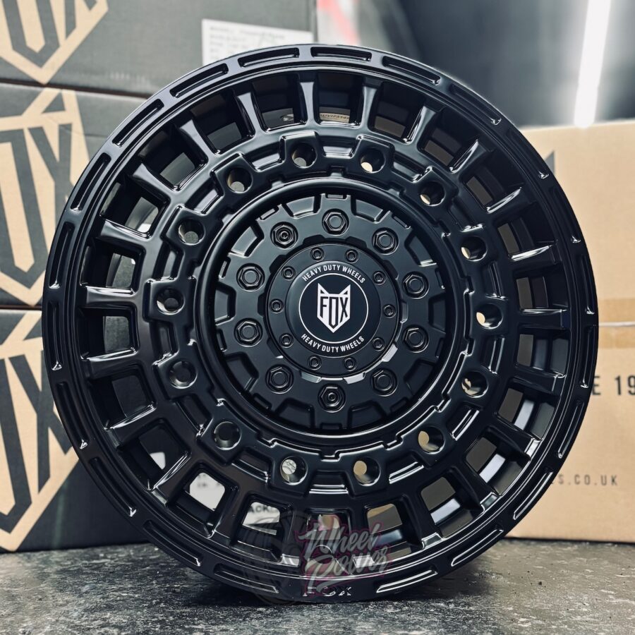 ADV 1 FOX ADV Satin Black 17" 6x130 - Mercedes Sprinter 2006+ VW Crafter 2006 – 2017