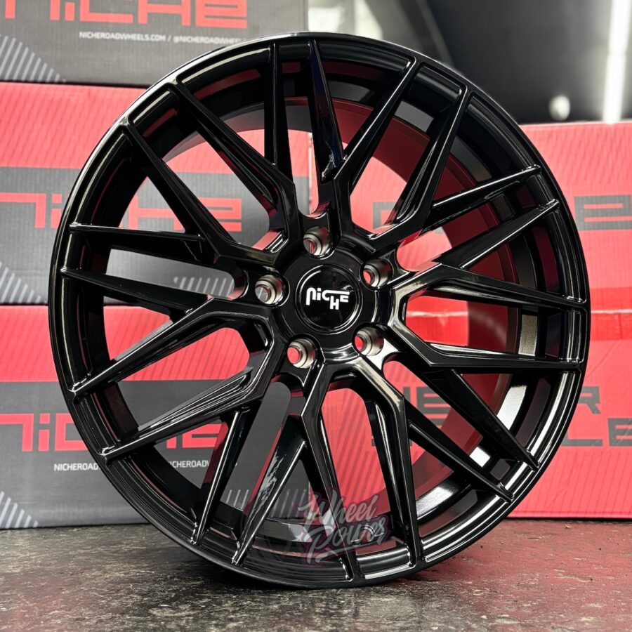 Gamma 1 Niche Gamma Black 8.5x19" & 9.5x19" 5x120 BMW VW T5/T6 T30
