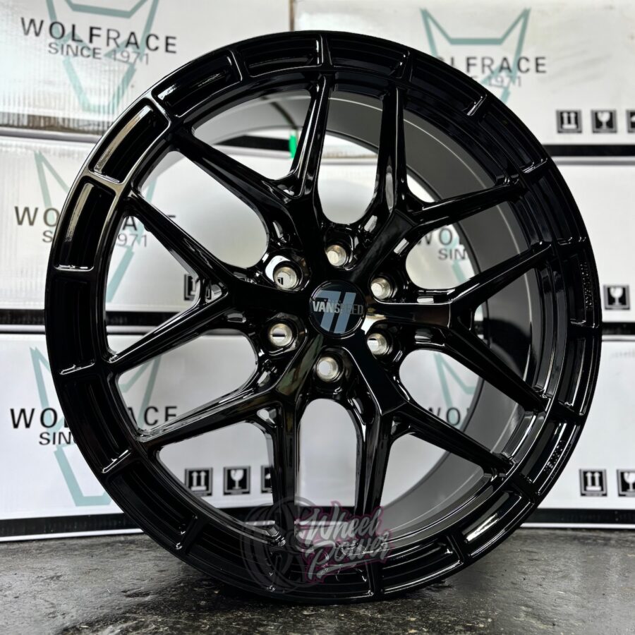 VortexBLK 1 Wolfrace Vanspeed Vortex Black 20" 6x130 - Mercedes Sprinter 2006+ VW Crafter 2006 - 2017