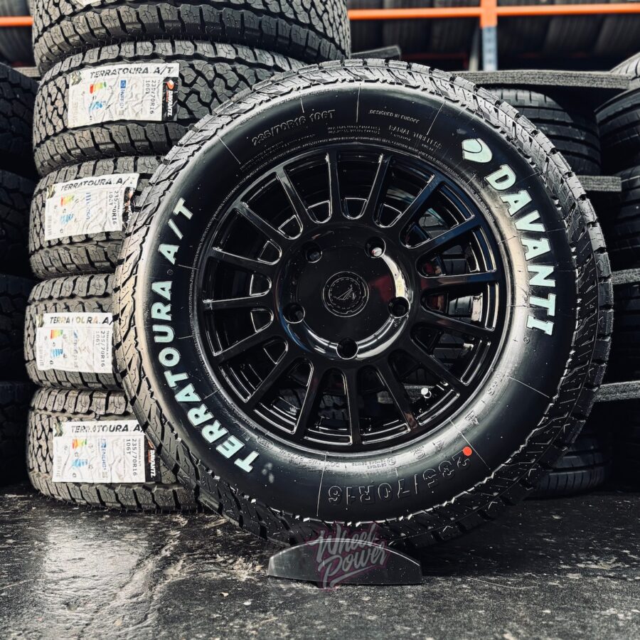 JBW TMS Black 16" 5x160 A/T Tyre Package - Ford Transit Custom 2013-2023