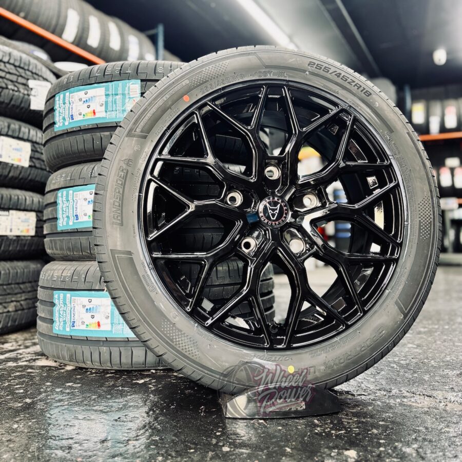 Wolfrace Gloss Black 18" 5x160 Tyre Package - Ford Transit Custom 2013-2023