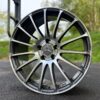 DRC Rapide Gunmetal Polished Lip 8.5x19" 5x112 Mercedes CLA A-Class Vito, VW Audi