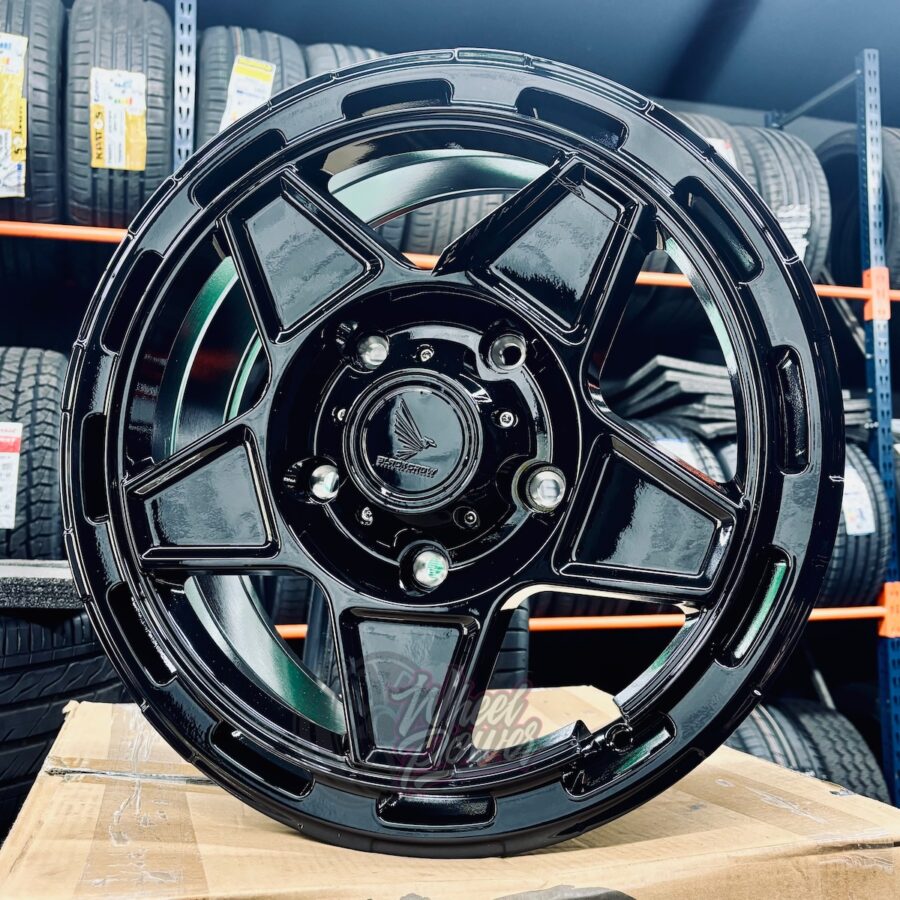 ObsidianGB Obsidian Gloss Black 8x18" 5x120 - VW Transporter T5 - T6.1