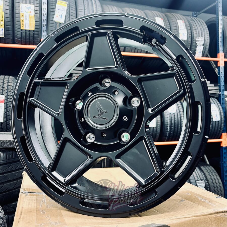 ObsidianSB Obsidian Satin Black 8x18" 5x160 - Ford Transit Custom 2013 - 2023