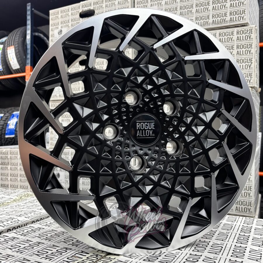 RogueRevoBlkPol Rogue Revolution Black Polished 16" 5x118 - Ducato, Relay, Boxer, Movano, Vivaro, Trafic, Primastar