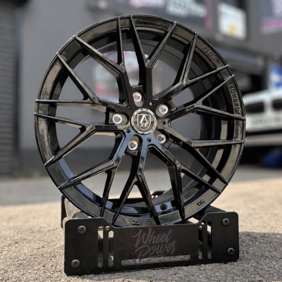 AXEEX44 AXE EX44 Gloss Black 7.5x17" 5x120 BMW 1 Series & 2 Series