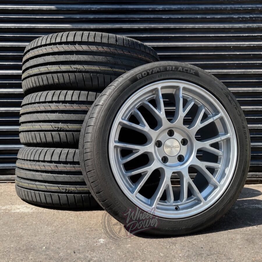 Rotiform PHX Silver 20" 5x120 Tyre Package - VW Transporter T5 - T6.1