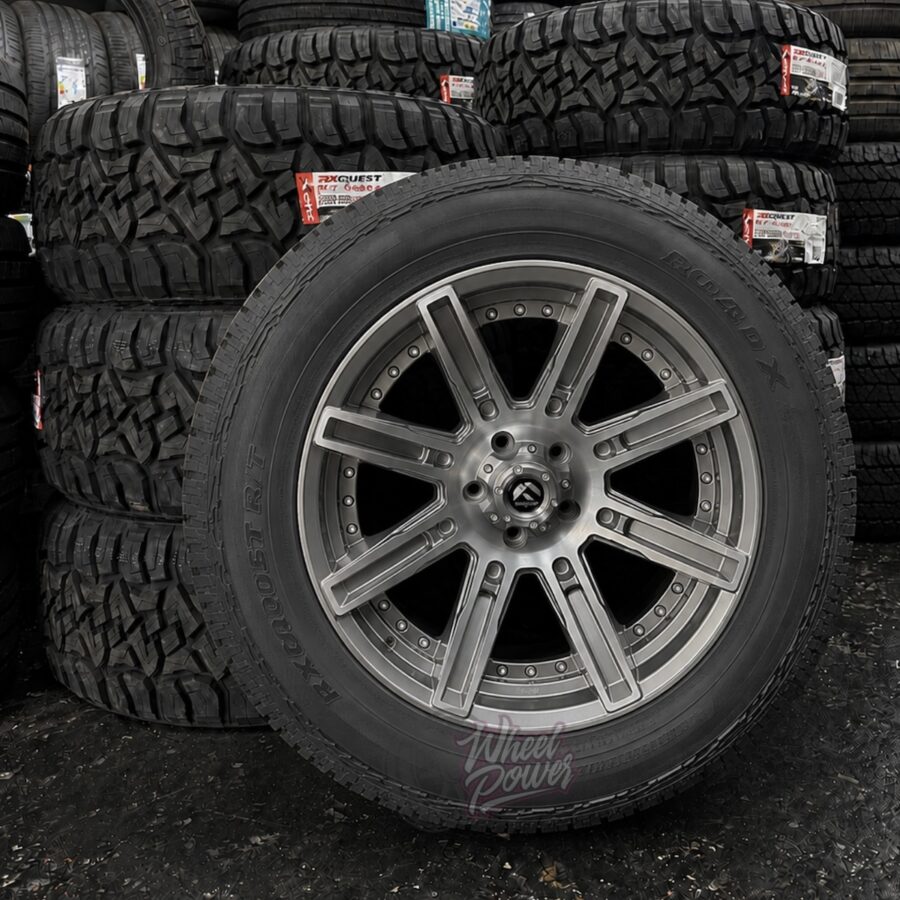 PLATROGUEROADX Fuel Rogue 20" 5x127 R/T Tyre Package - Jeep Wrangler