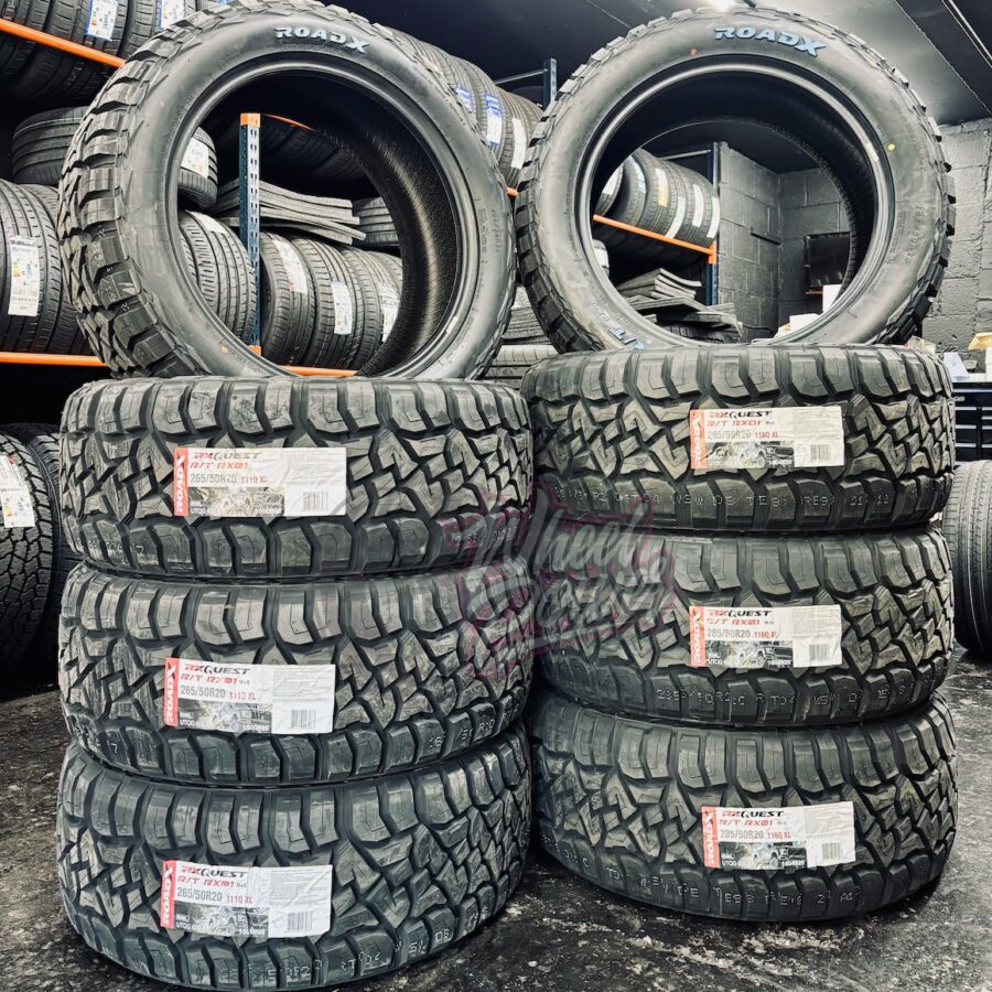 RoadX-RT 285/50R20 116Q XL RoadX RX01 RWL R/T Rugged Terrain Tyres Fitted
