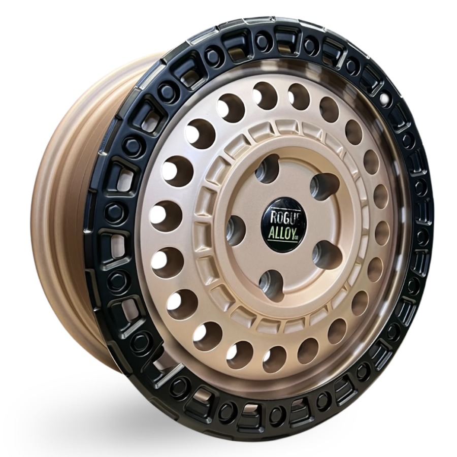 RockySand Rogue Rocky Sand/Black - 8x17" 5x120 - VW Transporter T5 - T6.1 / Crafter / Amarok